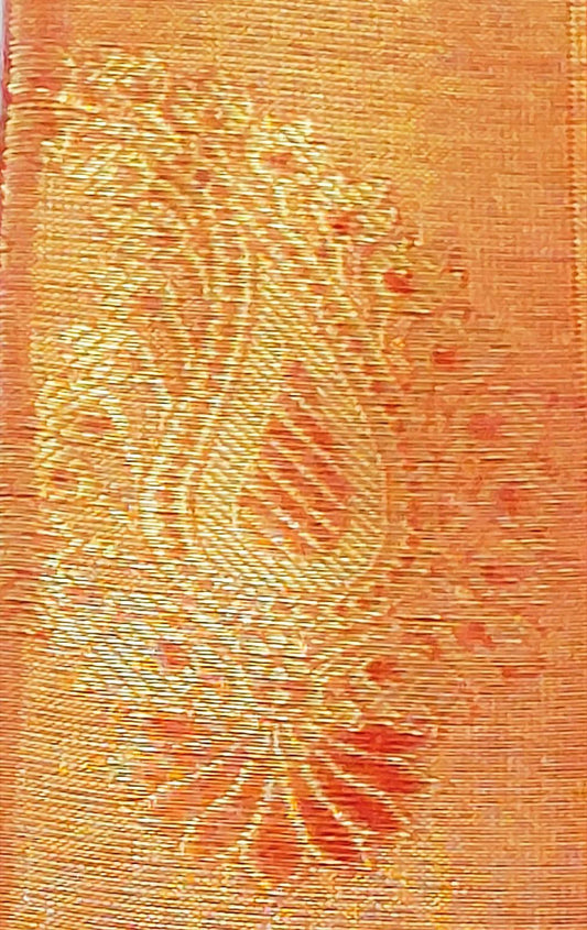 Kanjivaram Silk Saree in Red with Gold Zari