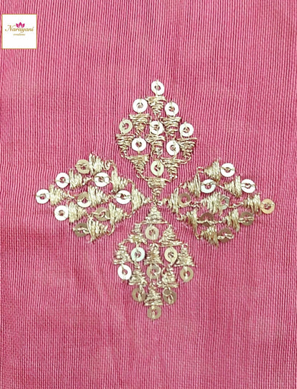 Trendy Light Pink Silk Cotton Suit for Parties & Festive Wear